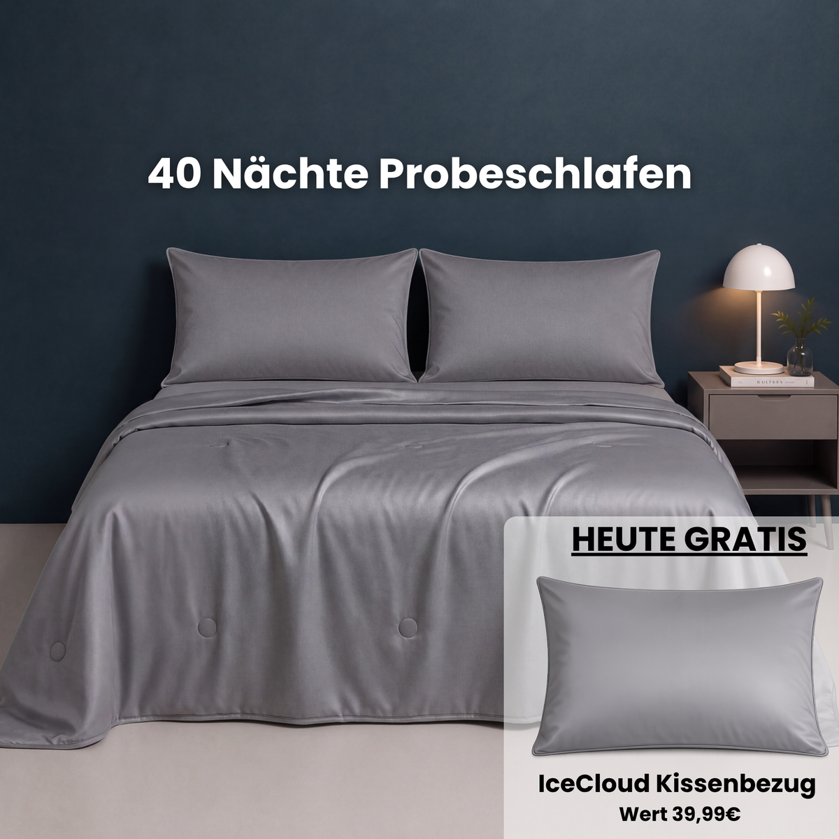 MagicSleep® Couverture – La couverture rafraîchissante en gel pour des nuits d'été sereines
