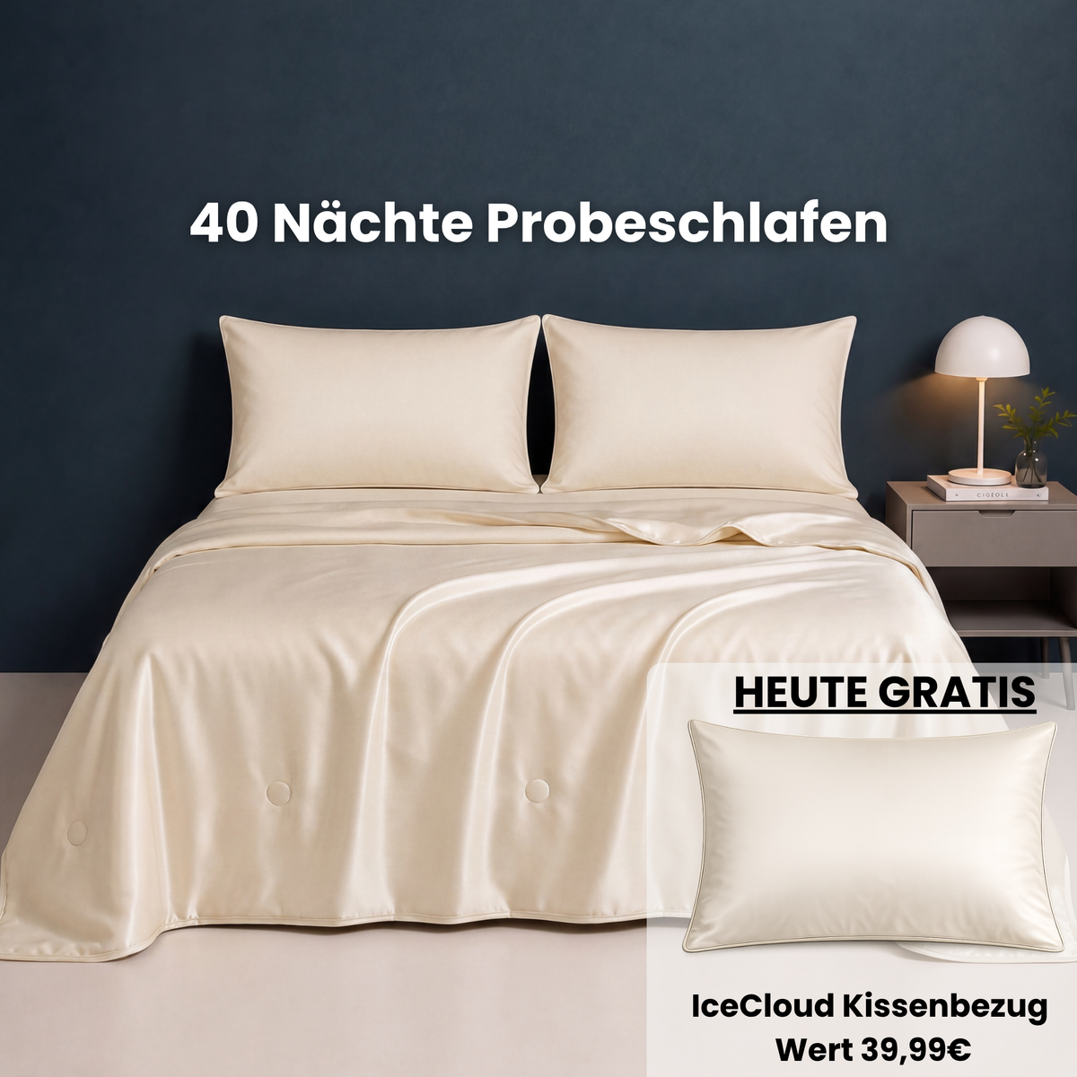 MagicSleep® Couverture – La couverture rafraîchissante en gel pour des nuits d'été sereines
