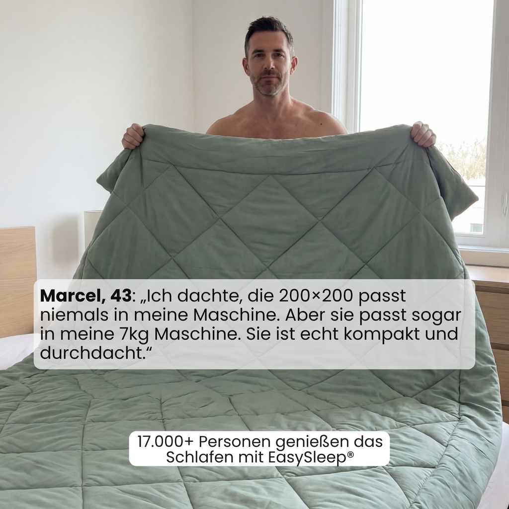 EasySleep® Couverture – La couverture 2-en-1 à séchage rapide qui révolutionne votre expérience de sommeil.