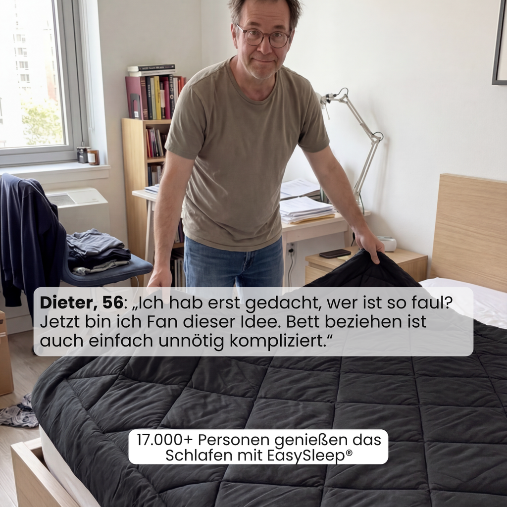 EasySleep® Couverture – La couverture 2-en-1 à séchage rapide qui révolutionne votre expérience de sommeil.