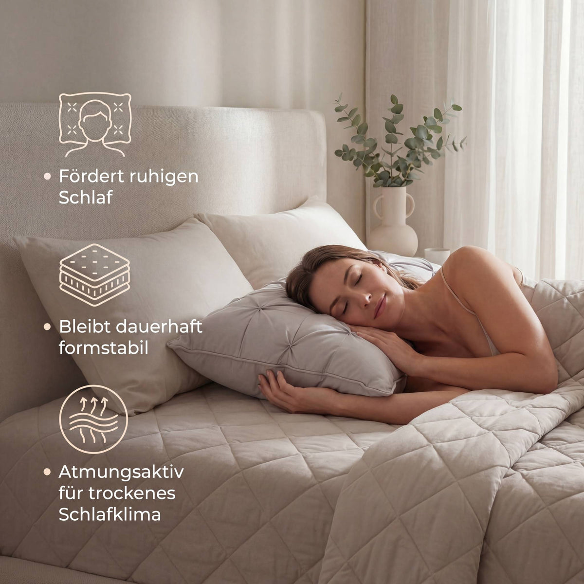 Coussin SoftCloud® – Le confort ultime, hypoallergénique et premium